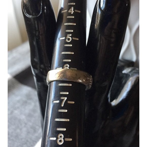 EXPRESS Pavé Dome Sterling Silver Ring - Picture 4 of 5